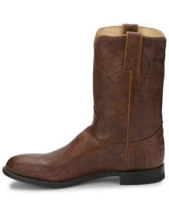 Justin Men's Deerlite Roper Western Boots 8 Justin Men's Deerlite Roper Western Boots -Ariat Western Outlet Store 028081 92 P3