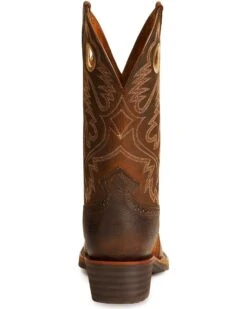 Ariat Men's Heritage Roughstock Western Performance Boots - Square Toe -Ariat Western Outlet Store 030102 41 BK