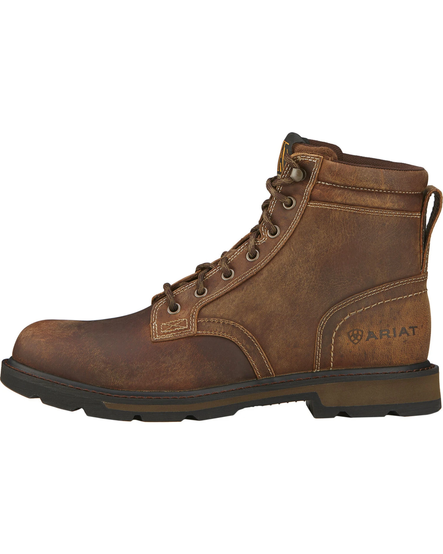 Ariat Men's Groundbreaker 6" Lace-Up Work Boots - Soft Toe 6 Ariat Men's Groundbreaker 6" Lace-Up Work Boots - Soft Toe - Image 6