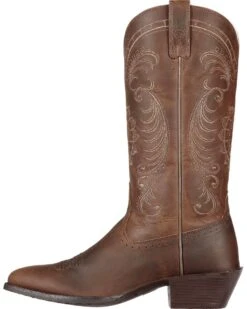Ariat Women's Magnolia Sunflower Stitch Western Boots - Medium Toe -Ariat Western Outlet Store 031542 41 D6