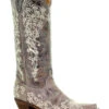 Corral Women's Crater With Bone Embroidery Western Boots - Snip Toe