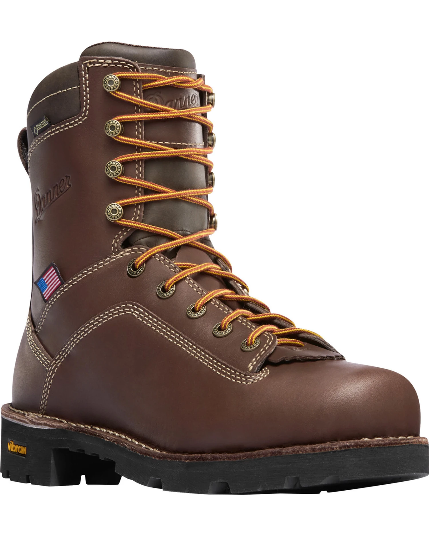 Danner Men's Quarry USA 8" Work Boots - Soft Round Toe 1 Danner Men's Quarry USA 8" Work Boots - Soft Round Toe