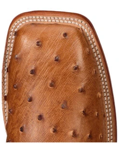 Justin Men's Full Quill Ostrich Western Boots -Ariat Western Outlet Store 066A49 38 TP