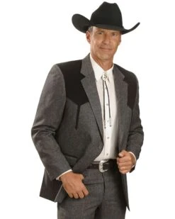 Circle S Men's Boise Western Suit Coat - Big And Tall