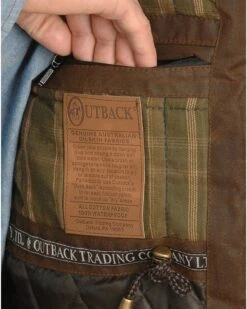 Outback Trading Co Men's Deer Hunter Oilskin Vest -Ariat Western Outlet Store 080292 41 D2