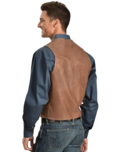 Scully Lamb Leather Vest -Ariat Western Outlet Store 082685 DK P2