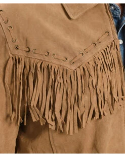 Scully Men's Boar Suede Fringe Jacket 8 Scully Men's Boar Suede Fringe Jacket -Ariat Western Outlet Store 082801 N4 D2