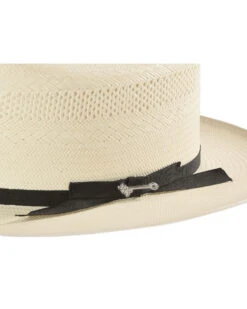 Stetson Men's White Shantung Open Road Western Straw Hat -Ariat Western Outlet Store 099P45 19 D1