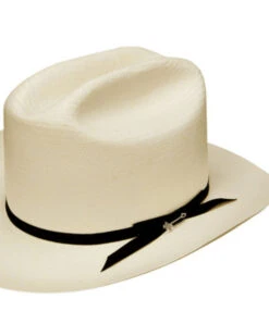 Stetson Men's White Shantung Open Road Western Straw Hat