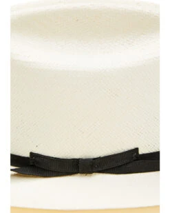 Stetson Men's White Shantung Open Road Western Straw Hat -Ariat Western Outlet Store 099P45 7007 P2