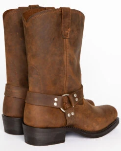 Brothers & Sons Men's Pull On Motorcycle Boots - Square Toe -Ariat Western Outlet Store 2000042390 200 BK