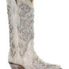 Corral Women's White Glitter Inlay Western Boots
