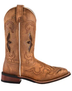 Laredo Women's Spellbound Western Performance Boots - Broad Square Toe   -Ariat Western Outlet Store 2000217276 280 RT