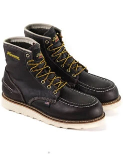 Thorogood Men's 6" American Heritage Made In The USA Waterproof Work Boots - Moc Toe 