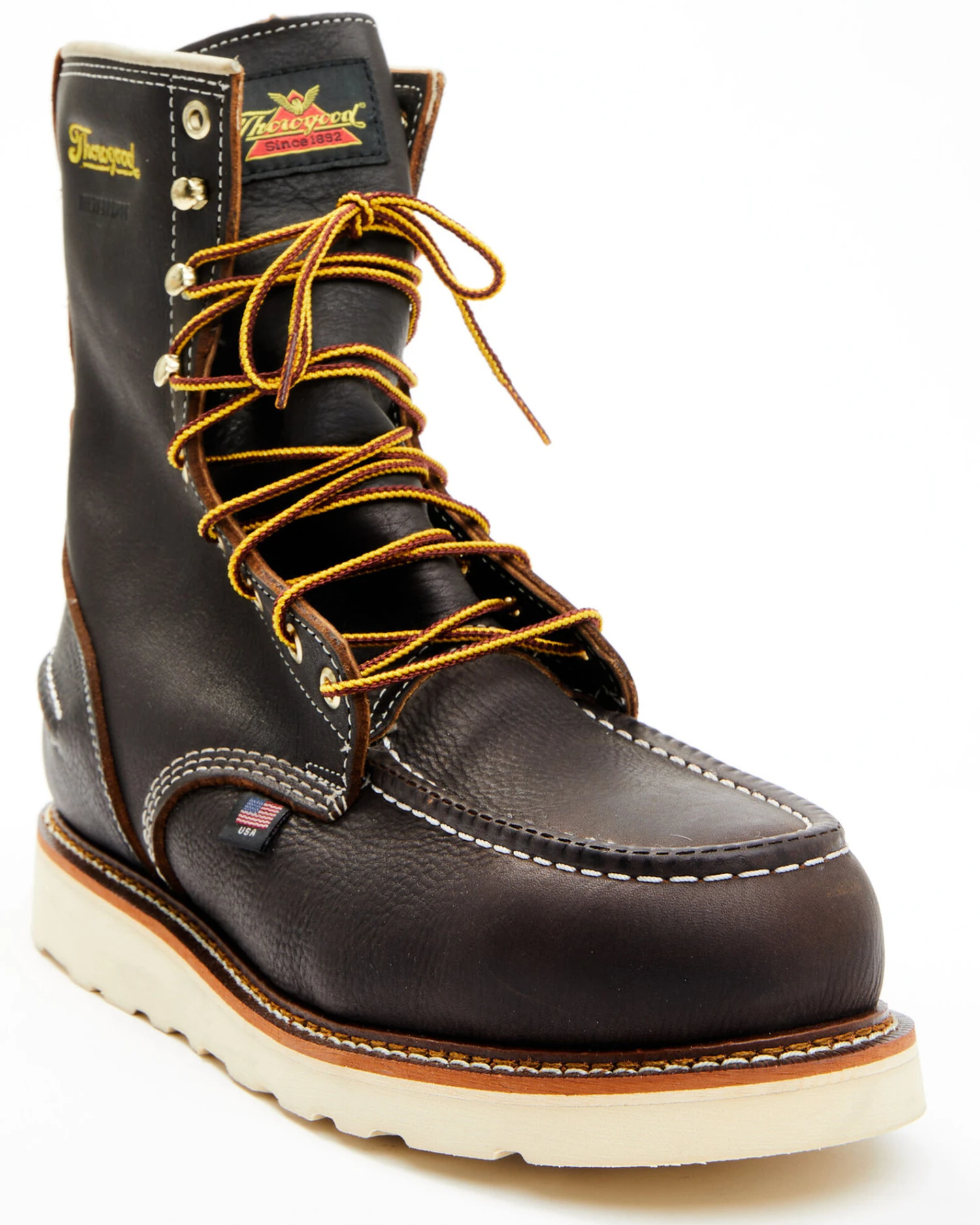 Thorogood Men's American Heritage 8" Waterproof Work Boots - Steel Toe 1 Thorogood Men's American Heritage 8" Waterproof Work Boots - Steel Toe