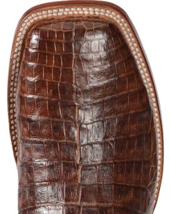 El Dorado Men's Handmade Caiman Belly Stockman Boots - Broad Square Toe -Ariat Western Outlet Store 2000221946 221 TP