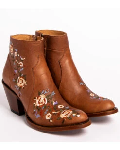 Shyanne Women's Millie Floral Embroidered Booties - Round Toe 10 Shyanne Women's Millie Floral Embroidered Booties - Round Toe -Ariat Western Outlet Store 2000222872 200 FT