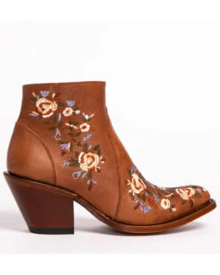 Shyanne Women's Millie Floral Embroidered Booties - Round Toe 9 Shyanne Women's Millie Floral Embroidered Booties - Round Toe -Ariat Western Outlet Store 2000222872 200 LT