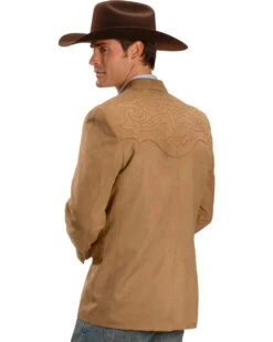 Circle S Men's Embroidered Micro-Suede Sportcoat 5 Circle S Men's Embroidered Micro-Suede Sportcoat -Ariat Western Outlet Store 2000225304 290 P2