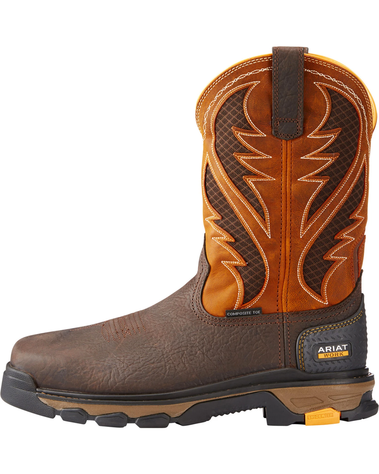 Ariat Men's Intrepid 11" VentTEK Work Boots - Square Toe 2 Ariat Men's Intrepid 11" VentTEK Work Boots - Square Toe - Image 2
