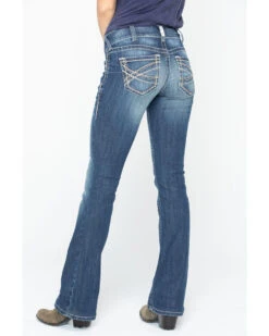 Ariat Women's R.E.A.L Mid Rise Entwined Bootcut Jeans 9 Ariat Women's R.E.A.L Mid Rise Entwined Bootcut Jeans -Ariat Western Outlet Store 2000240367 400 P4
