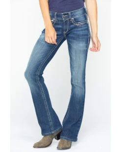 Ariat Women's R.E.A.L Mid Rise Entwined Bootcut Jeans 11 Ariat Women's R.E.A.L Mid Rise Entwined Bootcut Jeans -Ariat Western Outlet Store 2000240367 400 P6