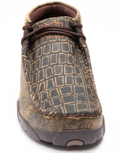 Twisted X Men's Caiman Print Driving Mocs - Moc Toe -Ariat Western Outlet Store 2000240922 200 P4