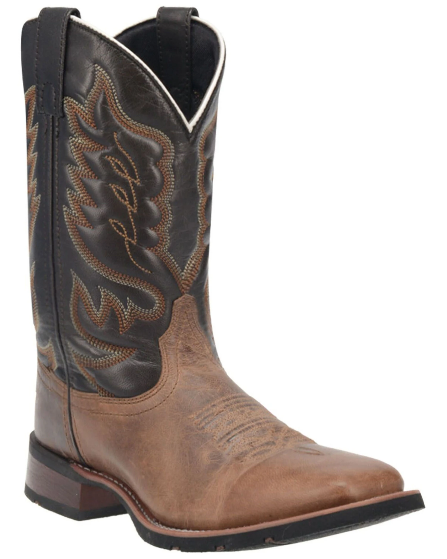 Laredo Men's Montana Western Boots - Broad Square Toe 1 Laredo Men's Montana Western Boots - Broad Square Toe