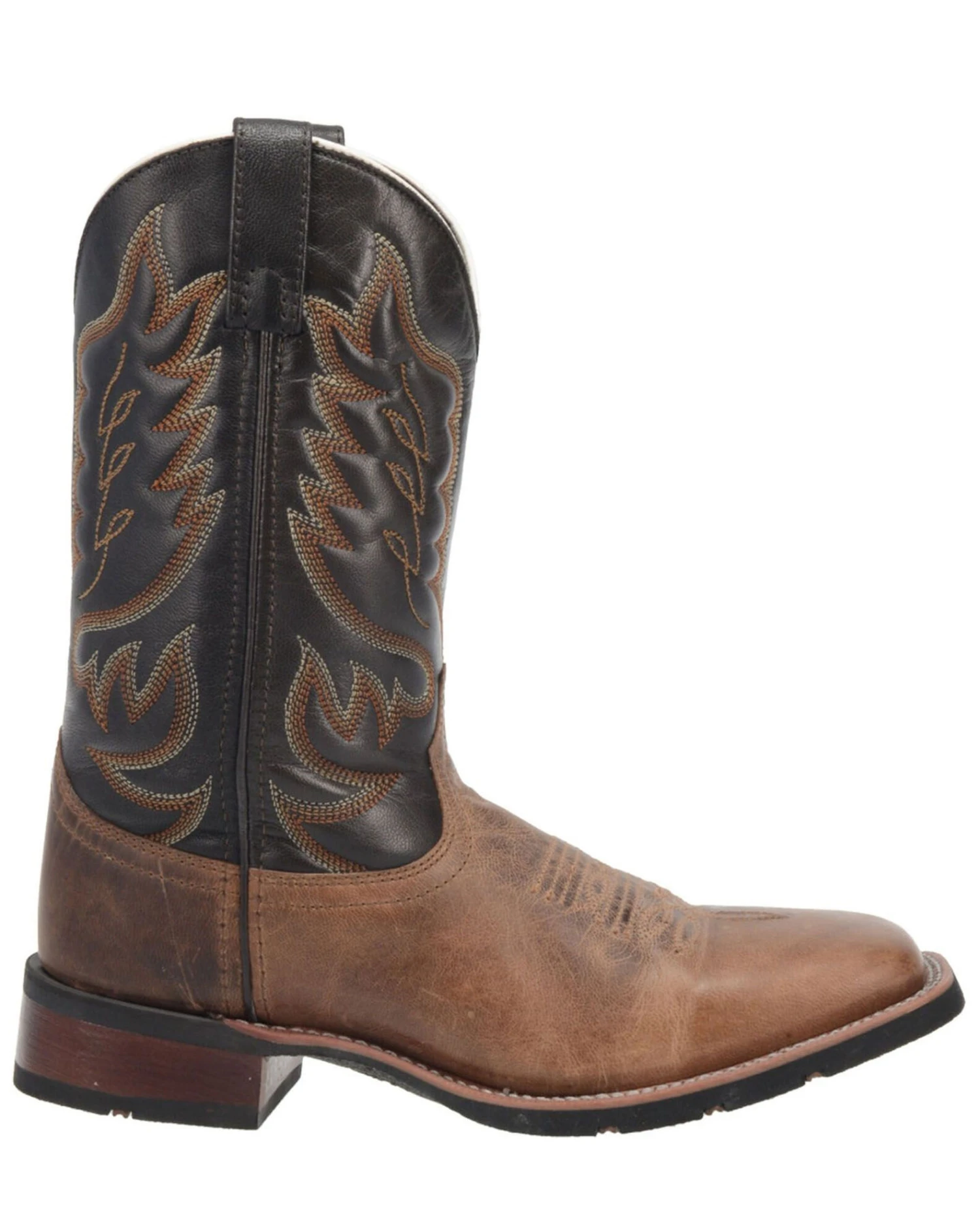 Laredo Men's Montana Western Boots - Broad Square Toe 2 Laredo Men's Montana Western Boots - Broad Square Toe - Image 2