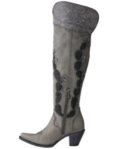 Junk Gypsy By Lane Women's Hard To Handle Over The Knee Boots - Snip Toe -Ariat Western Outlet Store 2000279337 020 P3