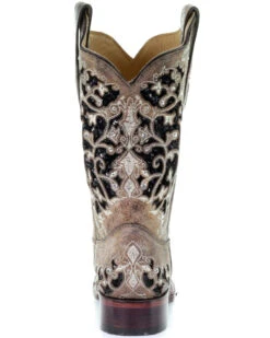 Corral Women's Sequin Inlay Western Boots - Square Toe -Ariat Western Outlet Store 2000280080 200 P4