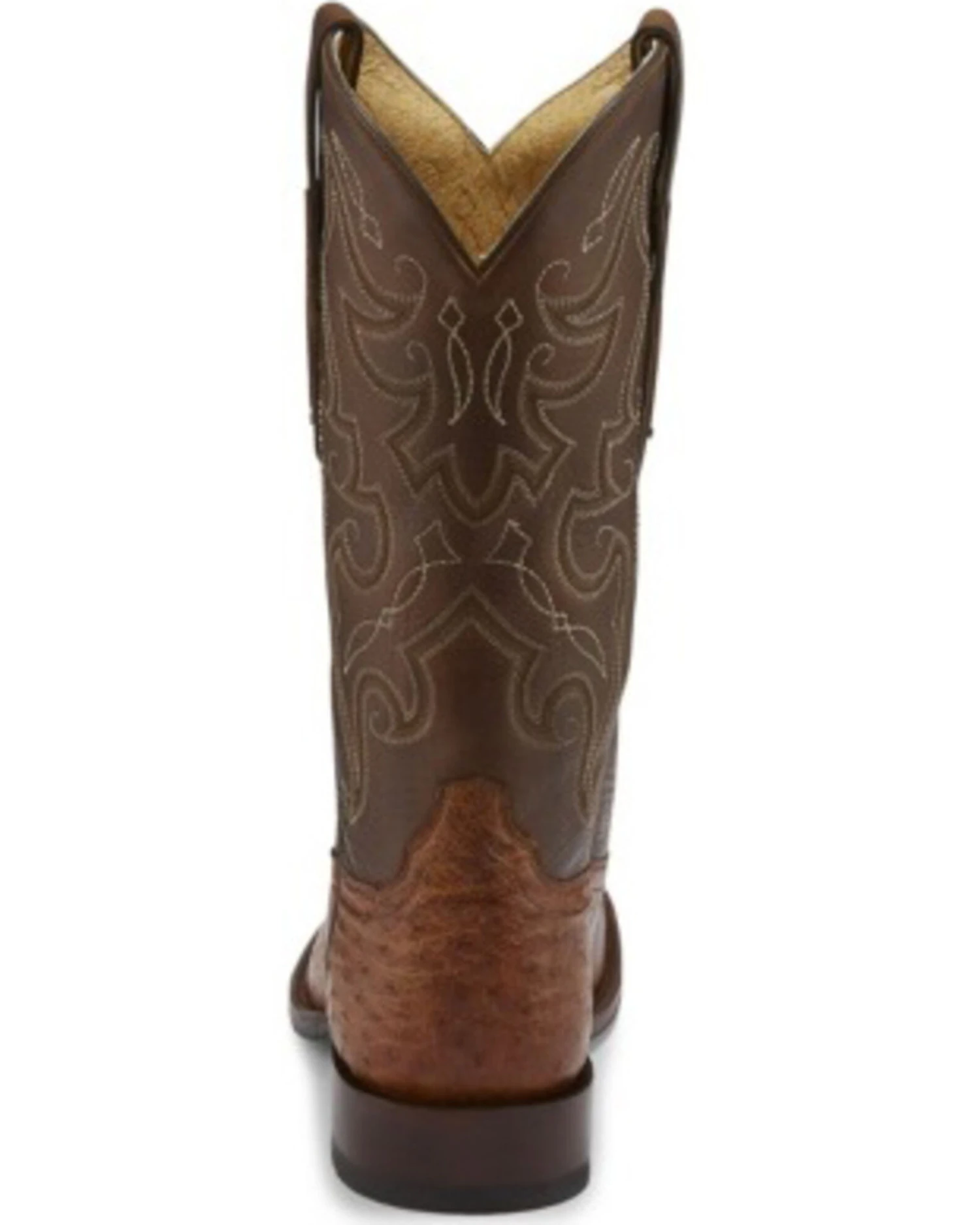 Tony Lama Men's Patron Saddle Exotic Smooth Western Boots - Round Toe 2 Tony Lama Men's Patron Saddle Exotic Smooth Western Boots - Round Toe - Image 2