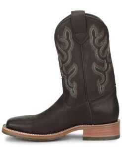 Double H Men's Dark Brown Elk Western Boots - Broad Square Toe -Ariat Western Outlet Store 2000285688 240 P3
