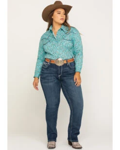 Ariat Women's R.E.A.L. Dresden Ivy Stackable Straight Jeans- Plus 11 Ariat Women's R.E.A.L. Dresden Ivy Stackable Straight Jeans- Plus -Ariat Western Outlet Store 2000285768 400 P6