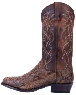 Dan Post Men's Manning Exotic Python Western Boots - Medium Toe -Ariat Western Outlet Store 2000285914 200 P3
