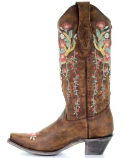 Corral Women's Deer Skull Western Boots - Snip Toe -Ariat Western Outlet Store 2000288047 280 P3