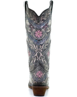 Corral Women's Floral Embroidery & Rhinestones Western Boots - Snip Toe 8 Corral Women's Floral Embroidery & Rhinestones Western Boots - Snip Toe -Ariat Western Outlet Store 2000288724 001 P4
