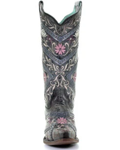 Corral Women's Floral Embroidery & Rhinestones Western Boots - Snip Toe 9 Corral Women's Floral Embroidery & Rhinestones Western Boots - Snip Toe -Ariat Western Outlet Store 2000288724 001 P5