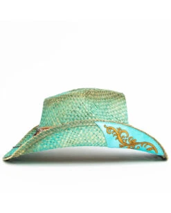 Shyanne Women's Cactus Flower Western Straw Hat  -Ariat Western Outlet Store 2000289844 400 P3
