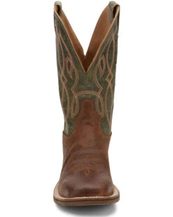 Tony Lama Men's Landgrab Brown Western Boots - Broad Square Toe 11 Tony Lama Men's Landgrab Brown Western Boots - Broad Square Toe -Ariat Western Outlet Store 2000293428 200 P5