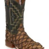 Tony Lama Men's Leviathan Chocolate Western Boots - Square Toe