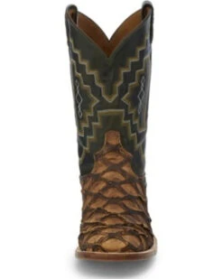 Tony Lama Men's Leviathan Chocolate Western Boots - Square Toe -Ariat Western Outlet Store 2000296171 200 P3