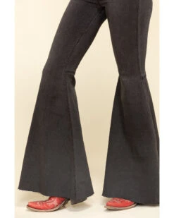 Free People Women's High Rise Dark Wash Just Float On Flare Jeans -Ariat Western Outlet Store 2000309730 001 P3