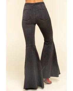 Free People Women's High Rise Dark Wash Just Float On Flare Jeans -Ariat Western Outlet Store 2000309730 001 P4