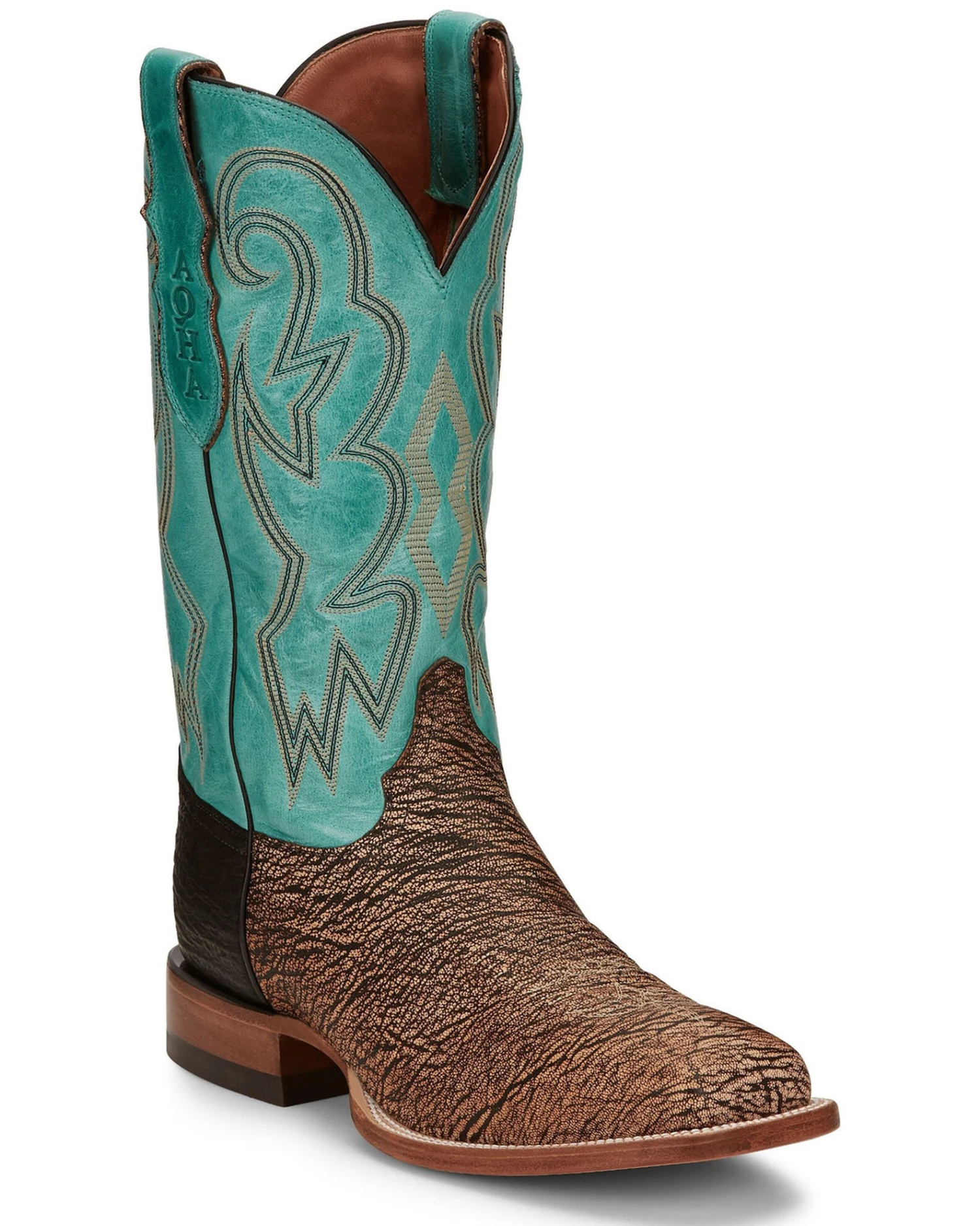 Justin Men's Mingus Wheat Western Boots - Square Toe 1 Justin Men's Mingus Wheat Western Boots - Square Toe