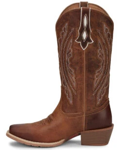 Justin Women's Rein Waxy Western Boots - Square Toe -Ariat Western Outlet Store 2000325077 200 P3