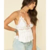 Free People Women's Adella Cami Lace Ruffled Tank Top
