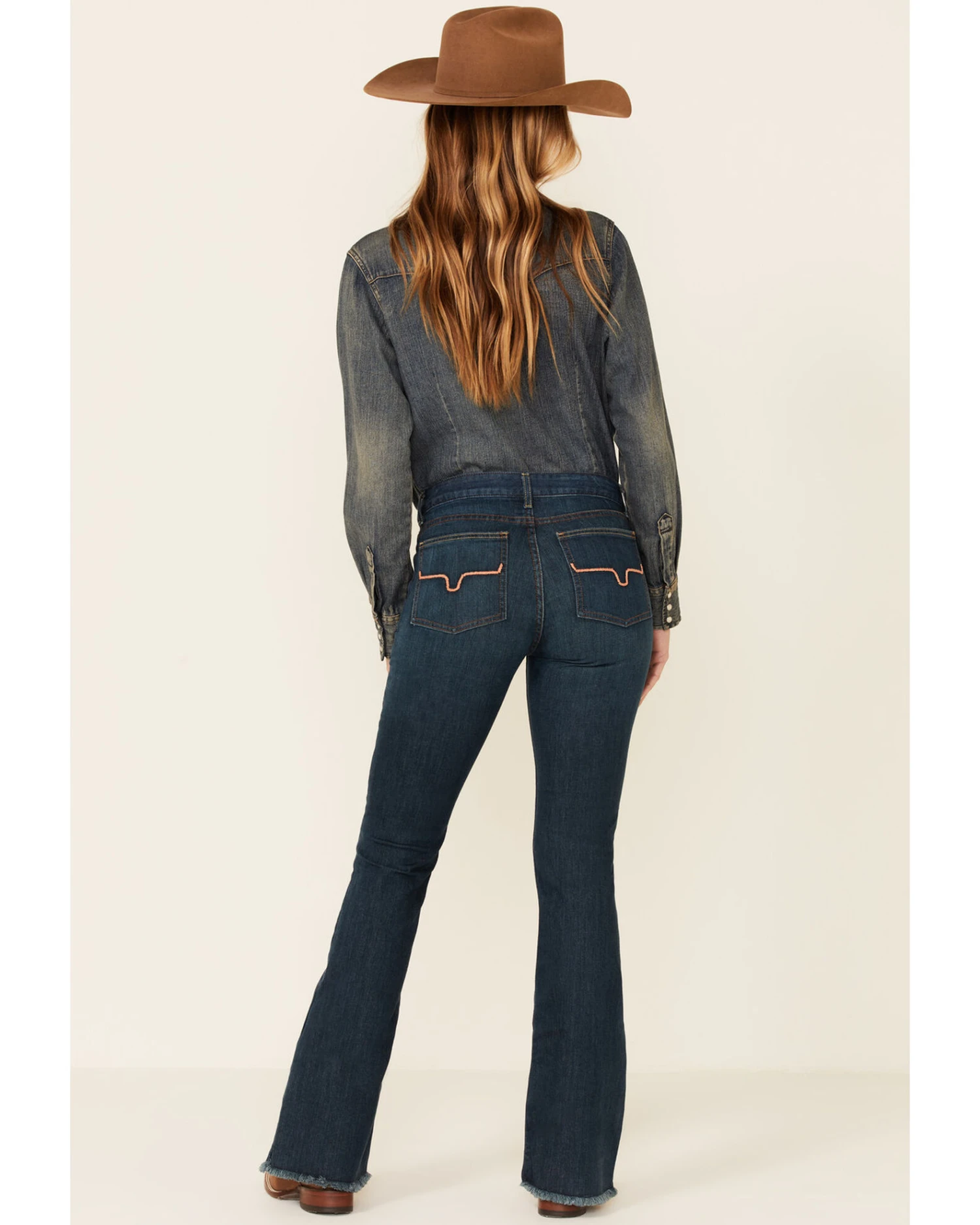 Kimes Ranch Women's Dark Wash Lola Raw Trousers 2 Kimes Ranch Women's Dark Wash Lola Raw Trousers - Image 2