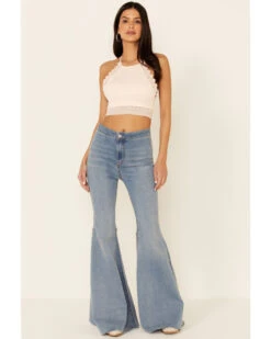 Fornia Women's Caged Back High Neck Crochet Bralette Tank Top -Ariat Western Outlet Store 2000327078 681 P4