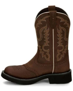 Justin Women's Inji Western Boots - Round Toe -Ariat Western Outlet Store 2000335053 230 P3